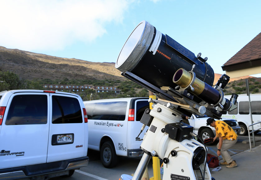 fig: 反射式天文望远镜