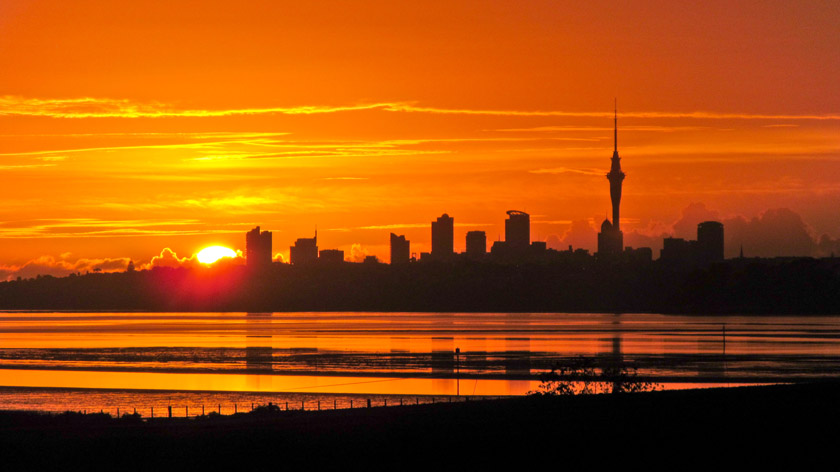 nz: Auckland Sunrise